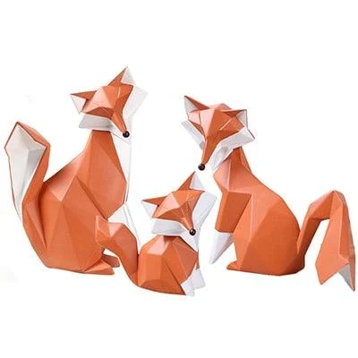 GeometricRedFox-Homeko10 Geometric Red Fox - Homeko