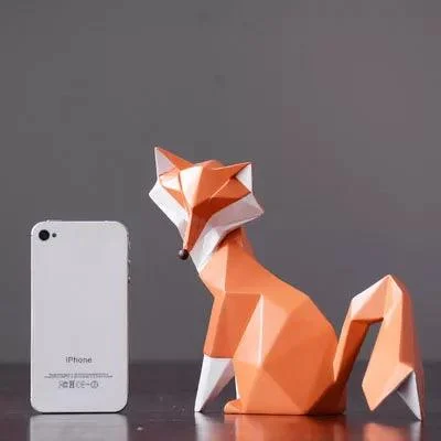 GeometricRedFox-Homeko11 Geometric Red Fox - Homeko