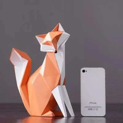GeometricRedFox-Homeko12 Geometric Red Fox - Homeko