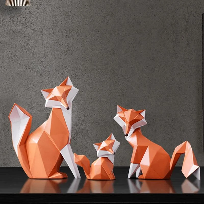 GeometricRedFox-Homeko13 Geometric Red Fox - Homeko