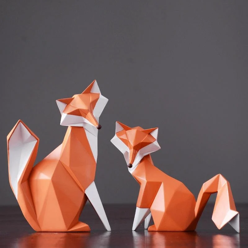 GeometricRedFox-Homeko2 Geometric Red Fox - Homeko