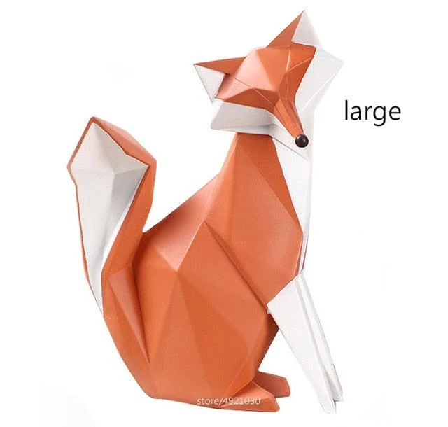 GeometricRedFox-Homeko7 Geometric Red Fox - Homeko
