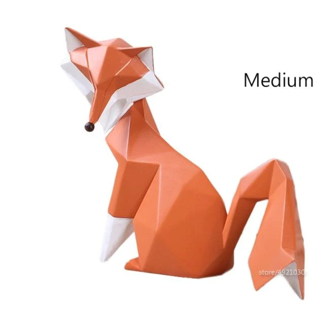 GeometricRedFox-Homeko8 Geometric Red Fox - Homeko