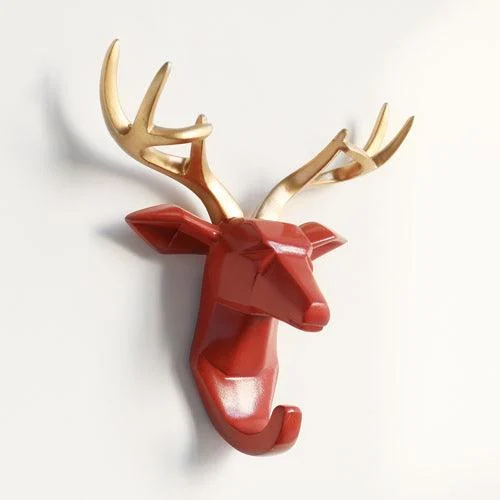 GeometricSafariWallHook-Homeko1 Geometric Safari Wall Hook - Homeko