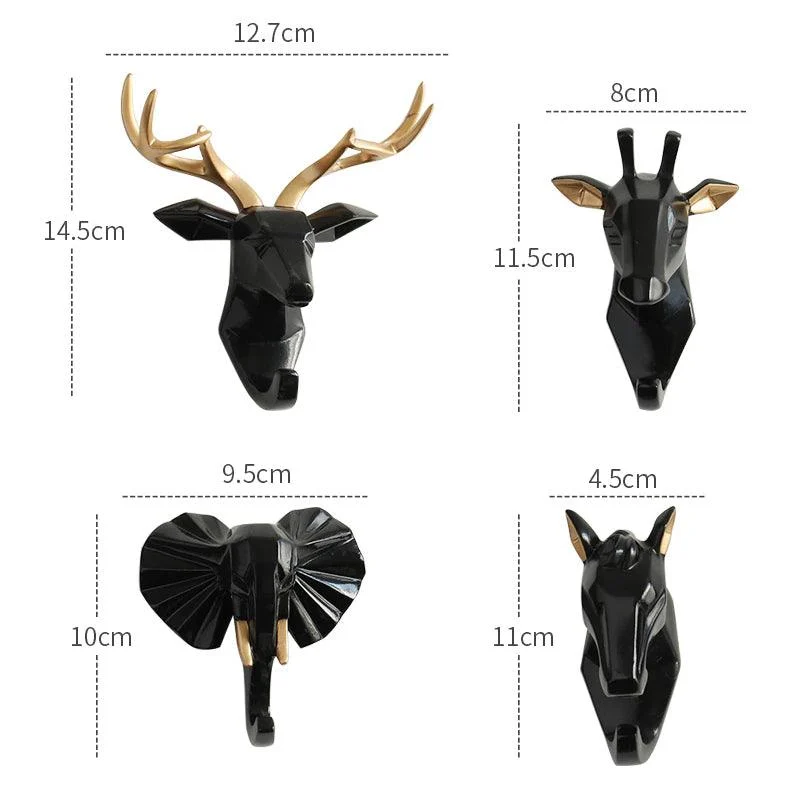 GeometricSafariWallHook-Homeko14 Geometric Safari Wall Hook - Homeko