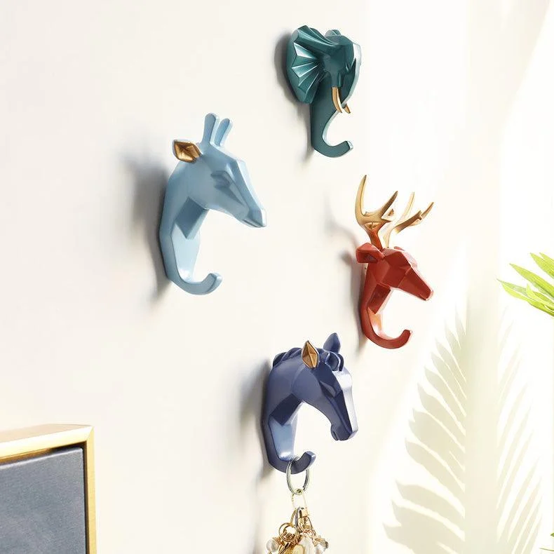 GeometricSafariWallHook-Homeko2 Geometric Safari Wall Hook - Homeko