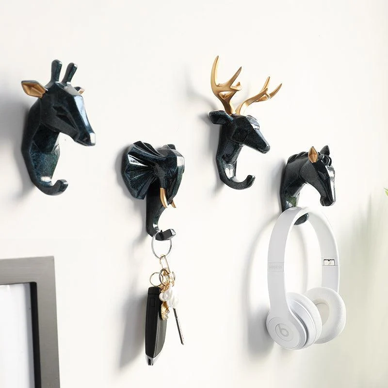 GeometricSafariWallHook-Homeko3 Geometric Safari Wall Hook - Homeko