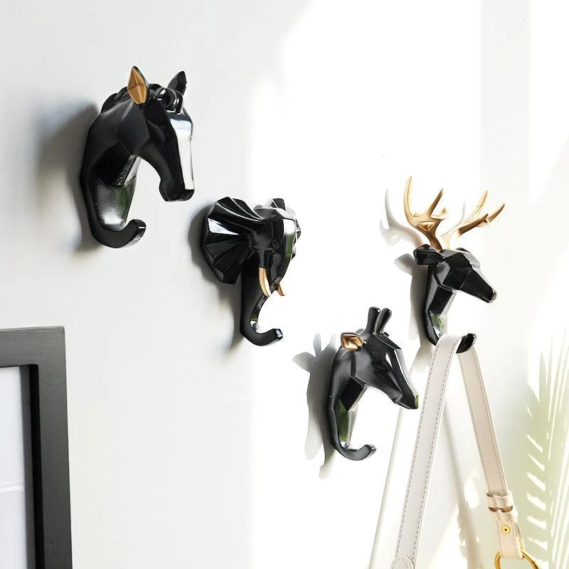 GeometricSafariWallHook-Homeko4 Geometric Safari Wall Hook - Homeko