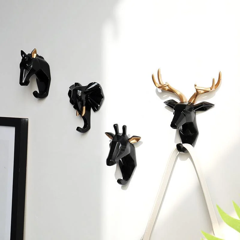 GeometricSafariWallHook-Homeko5 Geometric Safari Wall Hook - Homeko