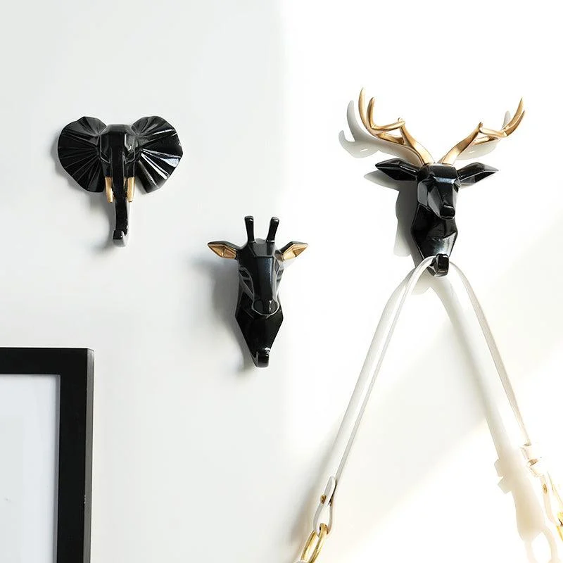 GeometricSafariWallHook-Homeko6 Geometric Safari Wall Hook - Homeko