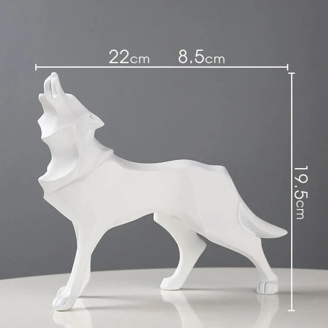 GeometricWolfFigurines-Homeko10 Geometric Wolf Figurines - Homeko