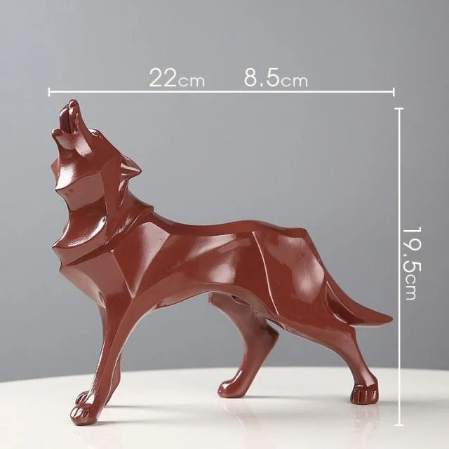 GeometricWolfFigurines-Homeko11 Geometric Wolf Figurines - Homeko