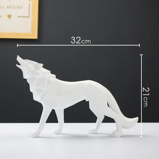 GeometricWolfFigurines-Homeko15 Geometric Wolf Figurines - Homeko
