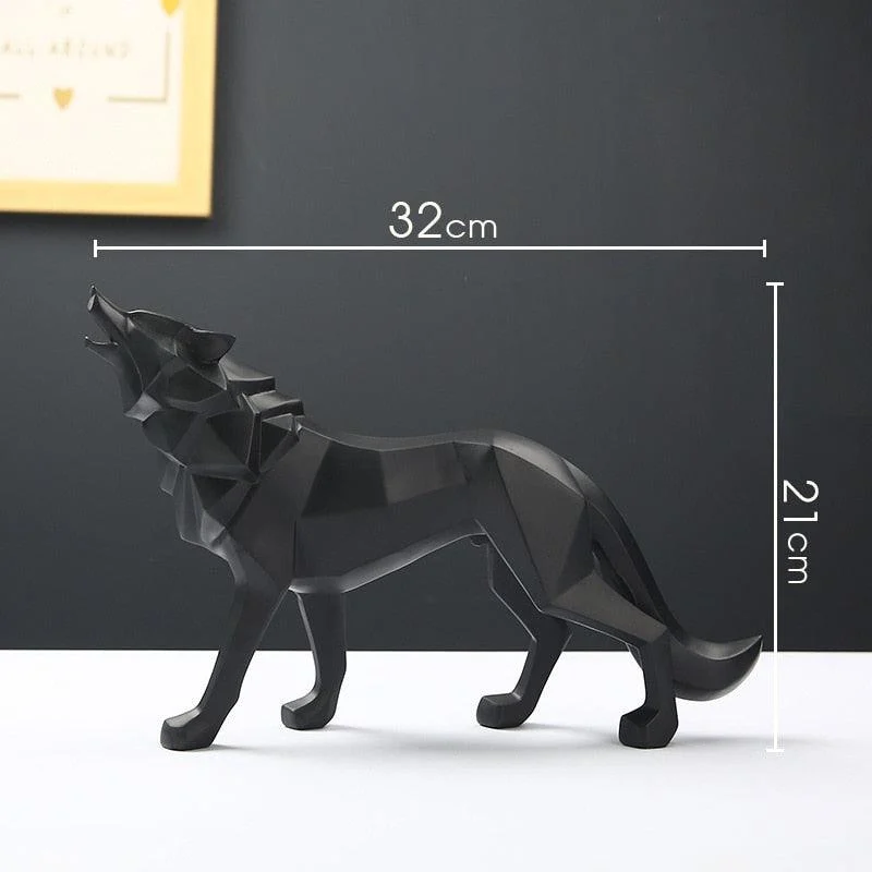 GeometricWolfFigurines-Homeko9 Geometric Wolf Figurines - Homeko