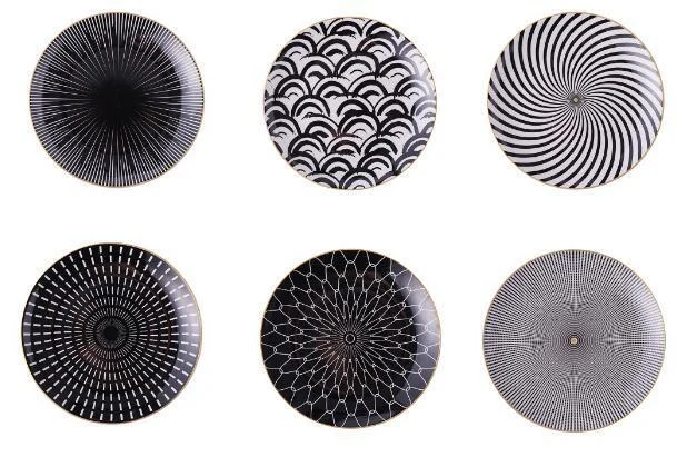 Geometric Ceramic Plates -