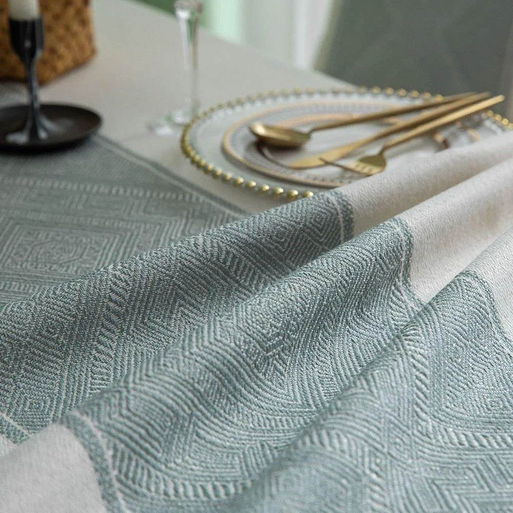 Geometric_Cotton_Tablecloth_-_-4193619 Geometric Cotton Tablecloth -