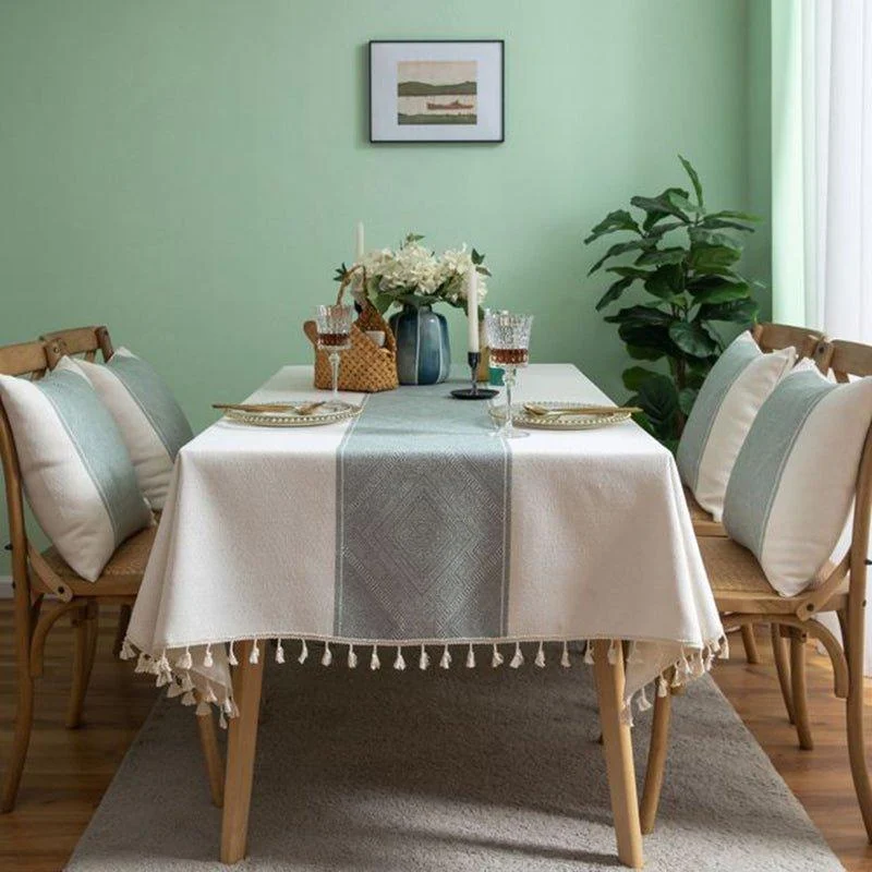 Geometric_Cotton_Tablecloth_-_-4193628 Geometric Cotton Tablecloth -