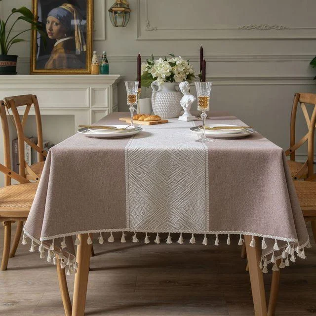 Geometric_Cotton_Tablecloth_-_-4193632 Geometric Cotton Tablecloth -