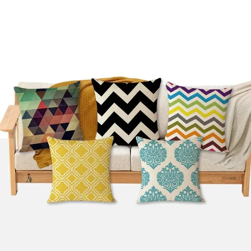 Geometric Cozy Cushion -