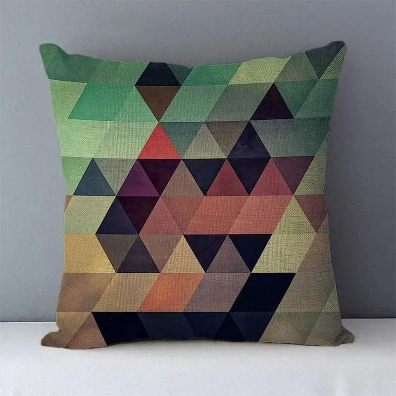 Geometric Cozy Cushion -