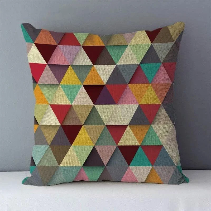 Geometric Cozy Cushion -
