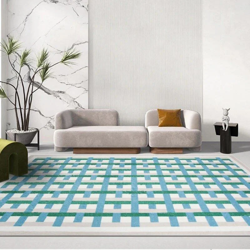 Geometric Lattice Design Living Room Rugs - - #tag1#
