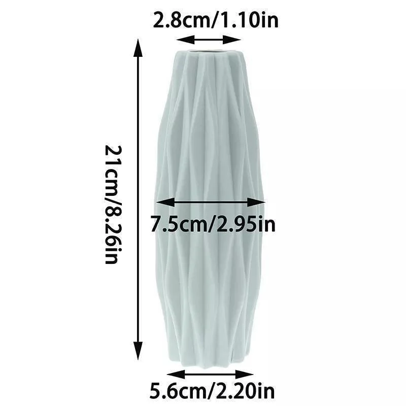 Geometric_Narrow_Flower_Vase_-_-4194023 Geometric Narrow Flower Vase -