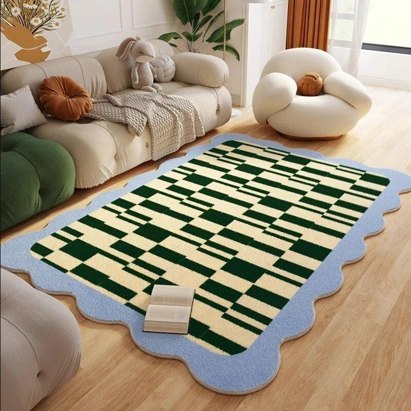 Geometric Pastel Coloured Living Room Rug - - #tag1#