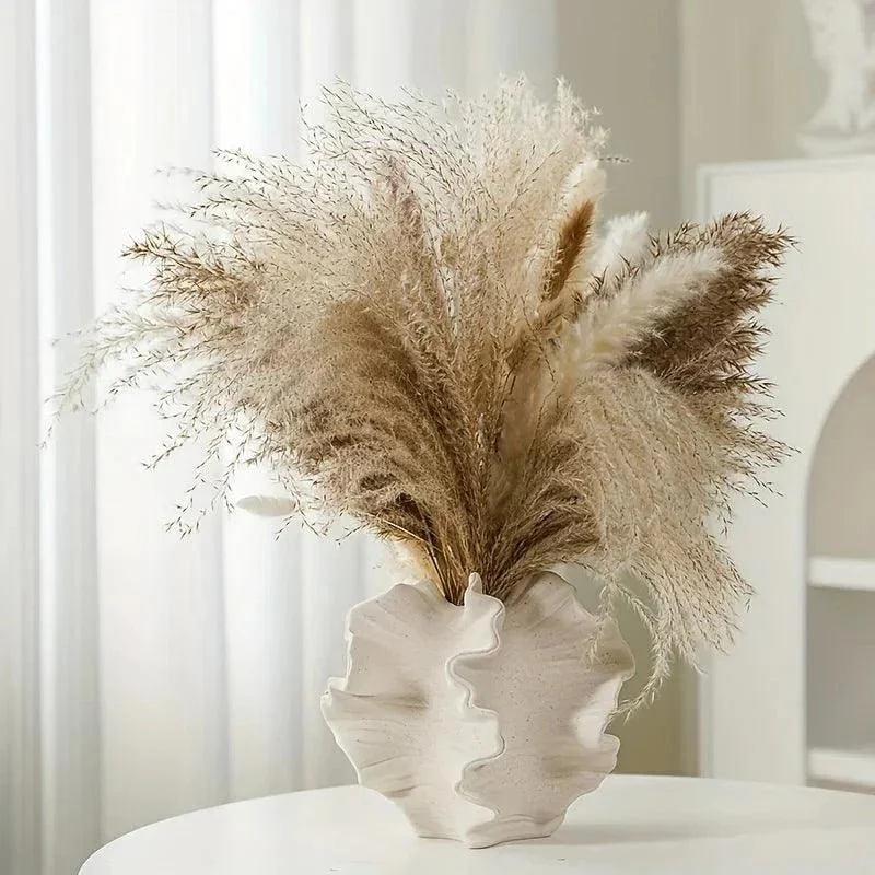 Geometric Wavy Pattern Porcelain Vase -  - #tag1#