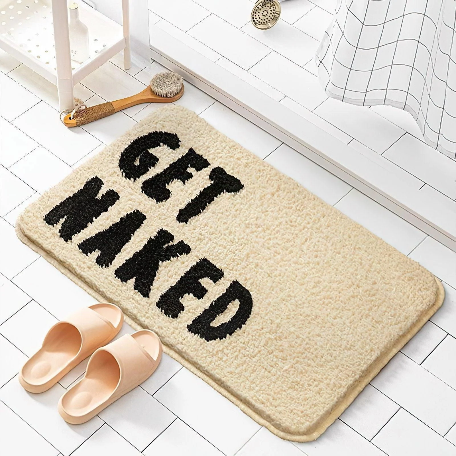 Get Naked Bathroom Mat -