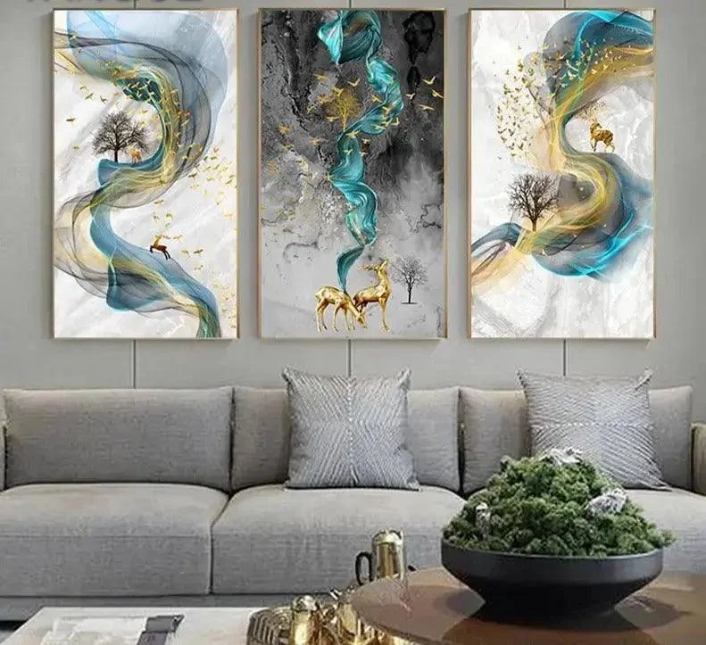 Gilded Deer Decorfaure 1685703453