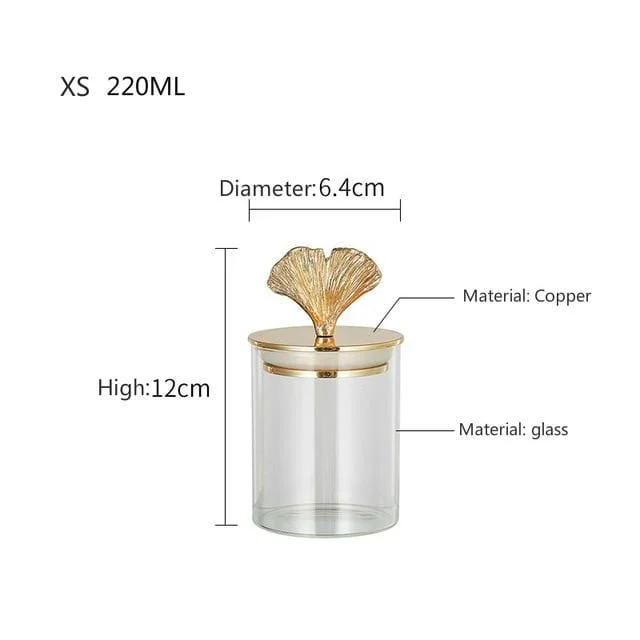 Gingko_Sealed_Storage_Jars_-_-_tag1_-4237386 Gingko Sealed Storage Jars - - #tag1#