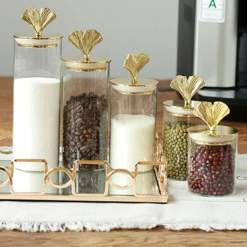 Gingko_Sealed_Storage_Jars_-_-_tag1_-4237419 Gingko Sealed Storage Jars - - #tag1#