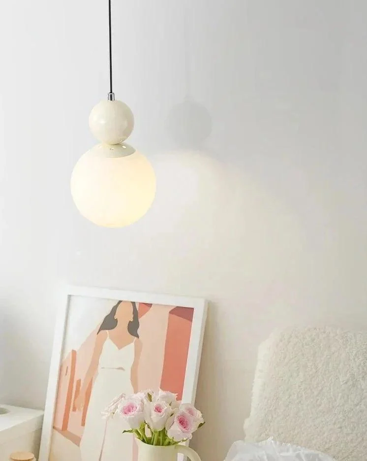 Glass Ball Single Pendant Ceiling Lamp -