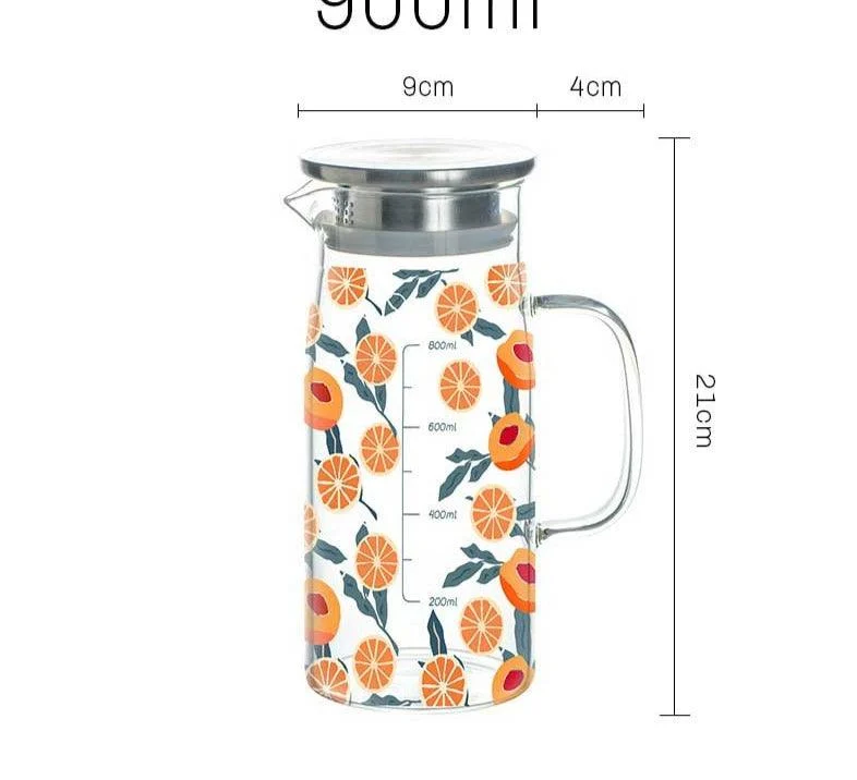 Glass_Fruit_Orange_Juice_Pitcher_Mug_Set_-_-4195167 Glass Fruit Orange Juice Pitcher Mug Set -