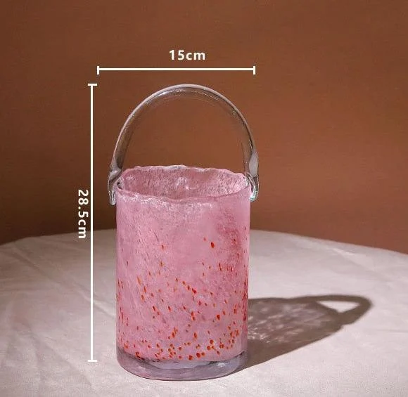 Glass_Hand_Bag_Vase_-_-4195203 Glass Hand Bag Vase -