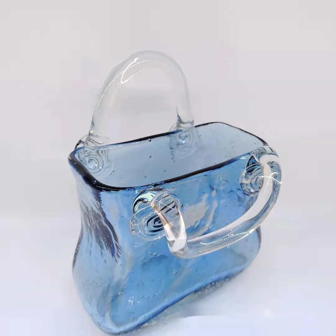 Glass_Hand_Bag_Vase_-_-4195266 Glass Hand Bag Vase -