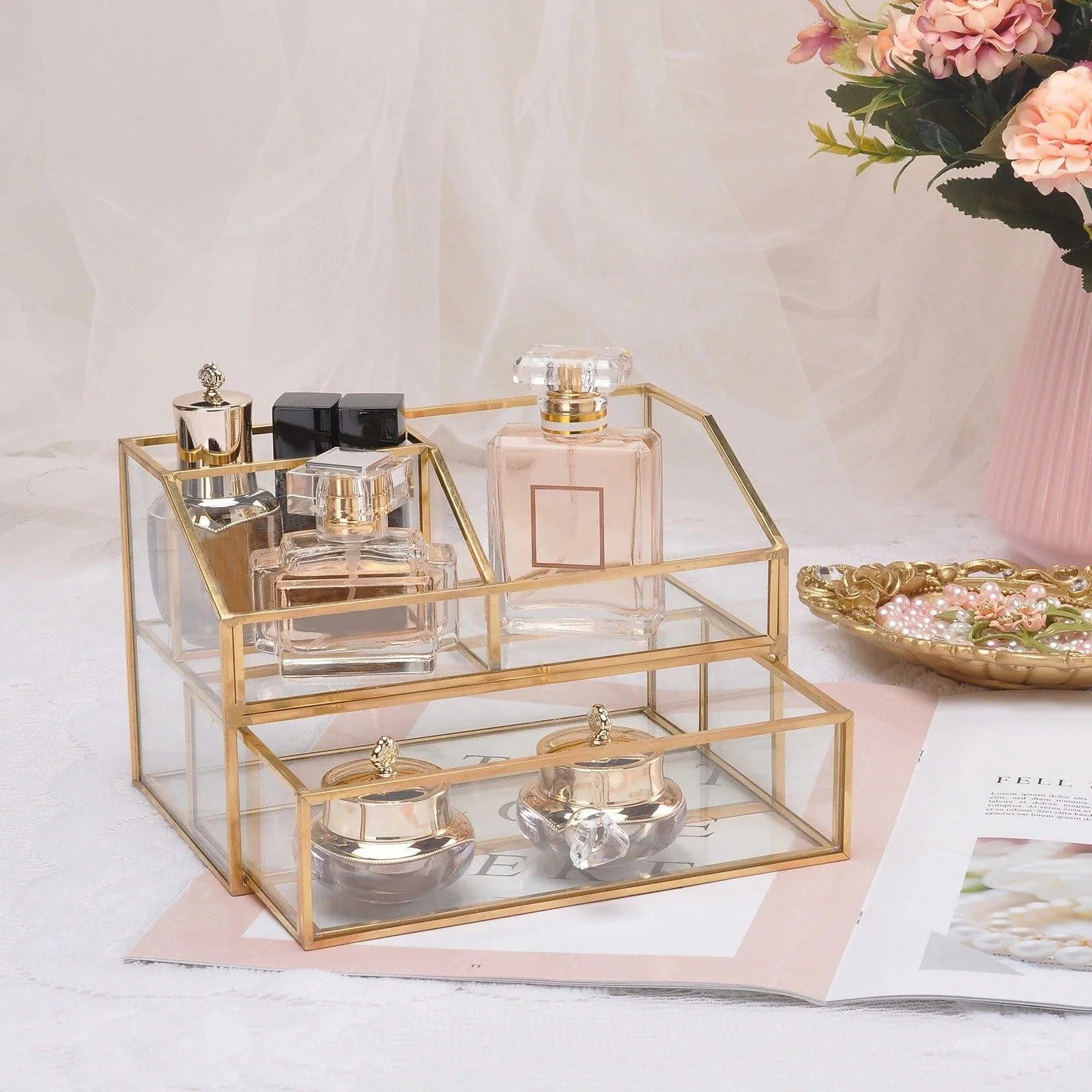 Glass Storage Box - - #tag1#
