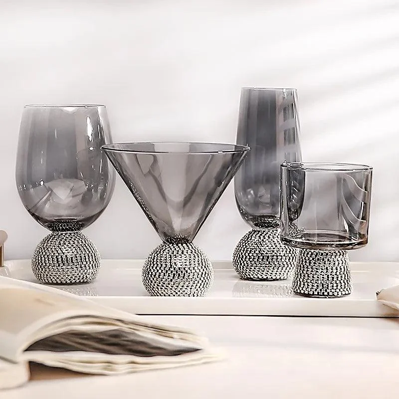 Glitering Crystal Ball Hand-Crafted Glass -