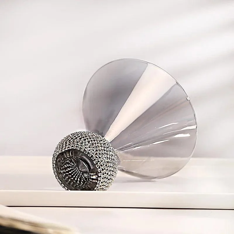 Glitering Crystal Ball Hand-Crafted Glass -