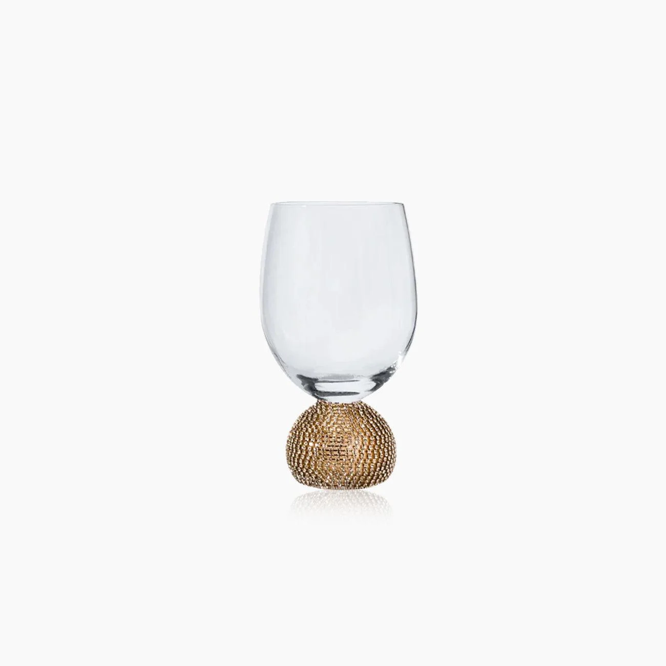 Glitering Crystal Ball Hand-Crafted Glass -