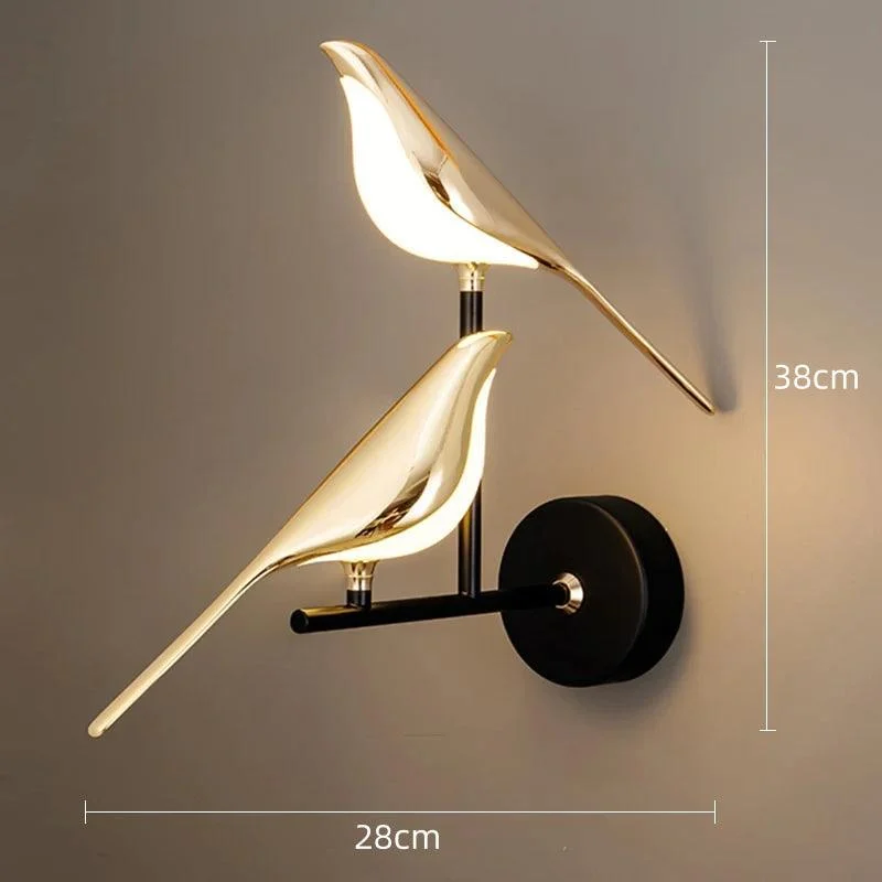 Gold-Birds-Wall-Sconce-Light-Blackbrdstore-554 Gold Birds Wall Sconce Light Blackbrdstore 554