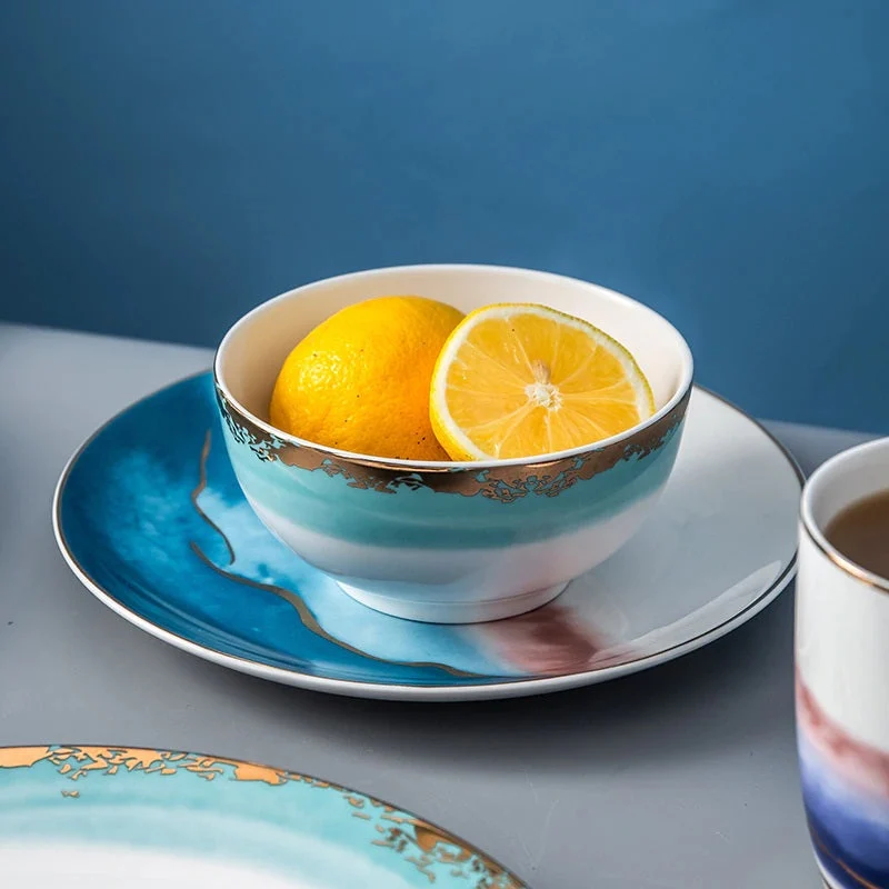 Gold-Ceramic-Plate-Tableware-Home-Decoration-Porcelain-Plate-Dish-Cake-Pastry-Fruit-Cake-plate-Rice-Soup2 Gold Ceramic Plate Tableware Home Decoration Porcelain Plate Dish Cake Pastry Fruit Cake Plate Rice Soup2
