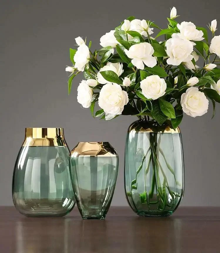 Gold_Foil_Flower_Vase_-_-4196300 Gold Foil Flower Vase -