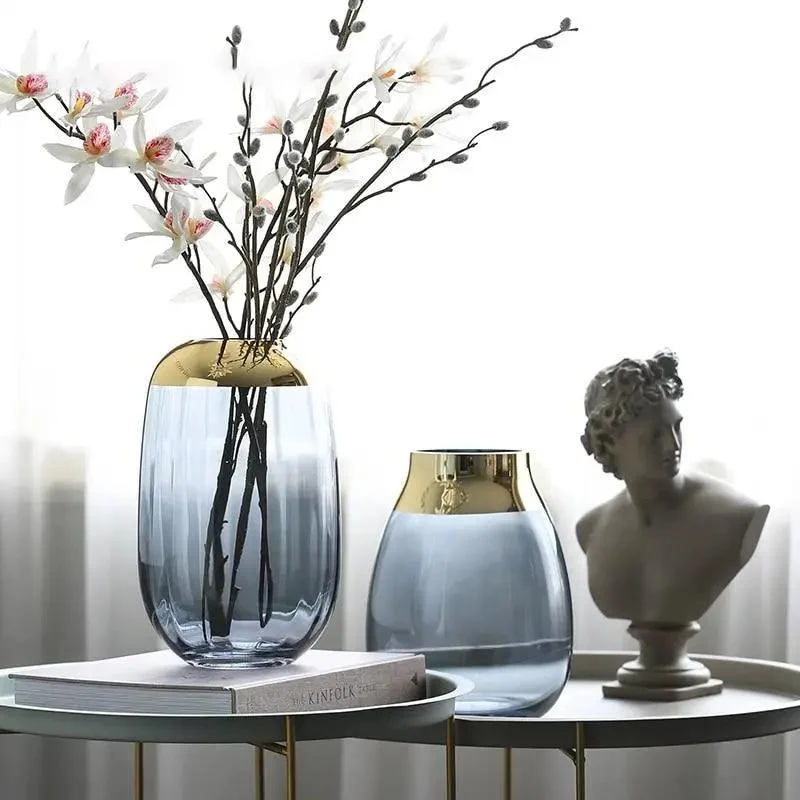 Gold_Foil_Flower_Vase_-_-4196324 Gold Foil Flower Vase -