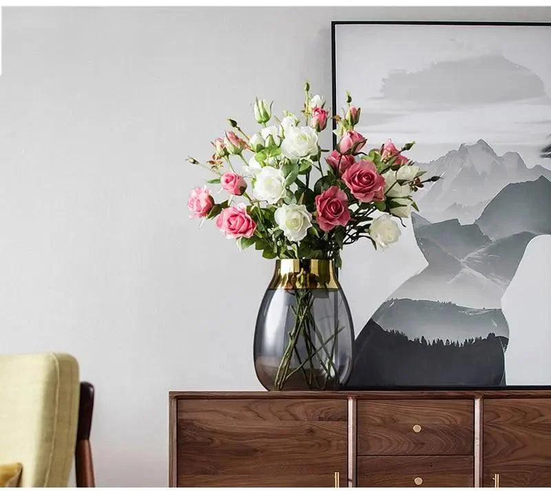 Gold_Foil_Flower_Vase_-_-4196327 Gold Foil Flower Vase -