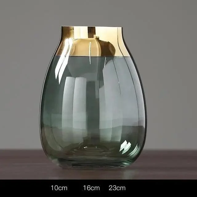 Gold_Foil_Flower_Vase_-_-4196334 Gold Foil Flower Vase -