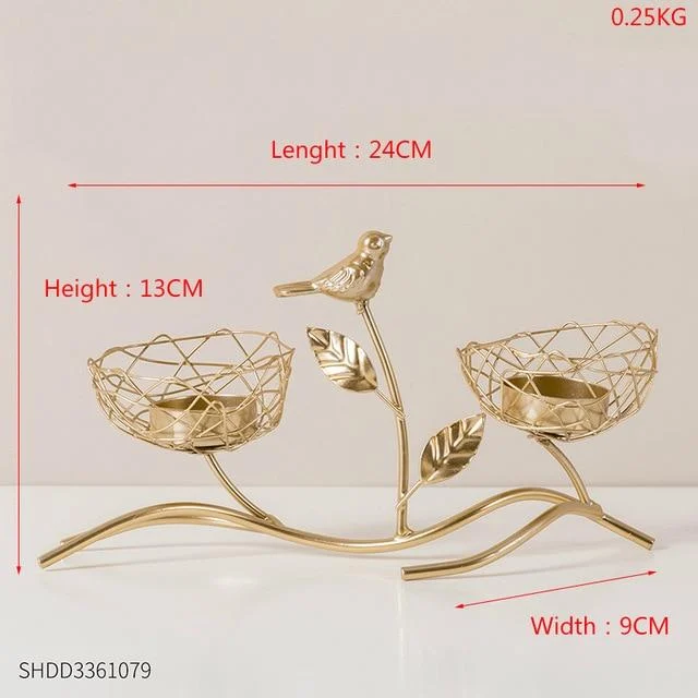 Gold_Nest_Candle_Holder_-_-_tag1_-4242987 Gold Nest Candle Holder - - #tag1#