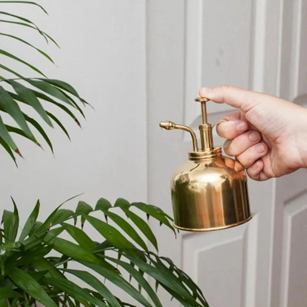 Gold Plant Spray Bottle -