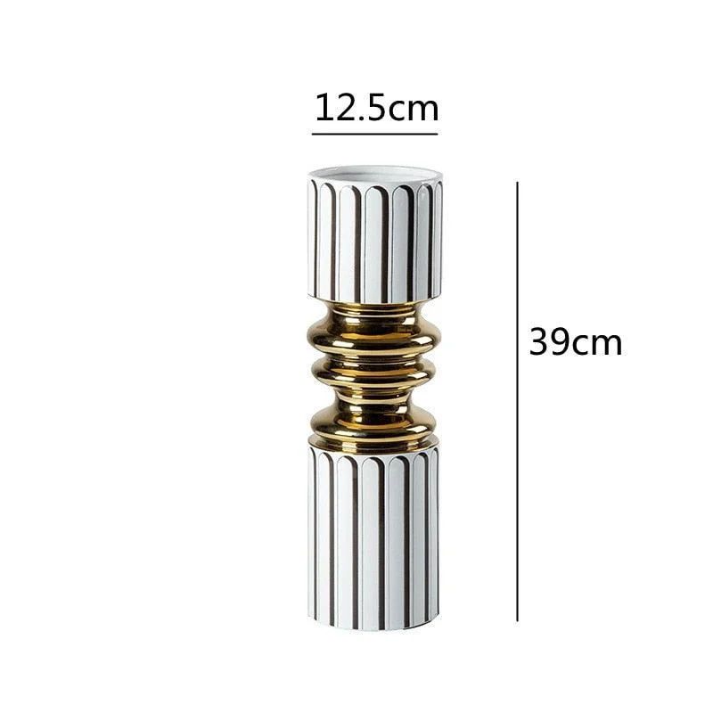 Gold_Plated_Ceramic_Vase_-_-4196514 Gold Plated Ceramic Vase -